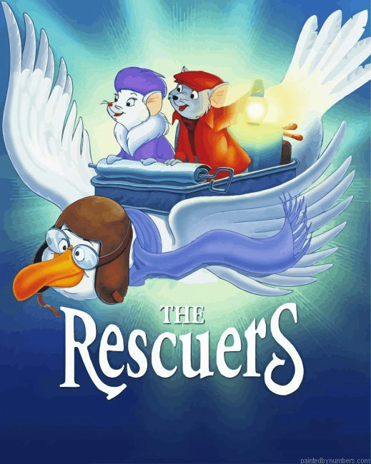 The Rescuers Animation Painting By Numbers.png
