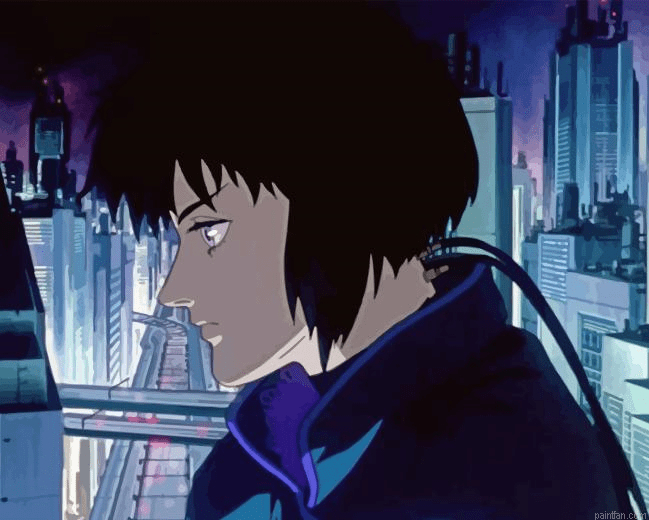 Ghost In Shell Painting by Numbers