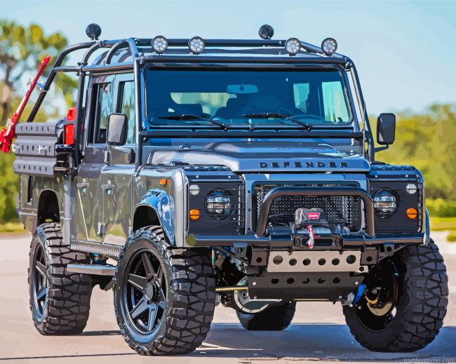 Land Rover Defender Paint By Number Kit