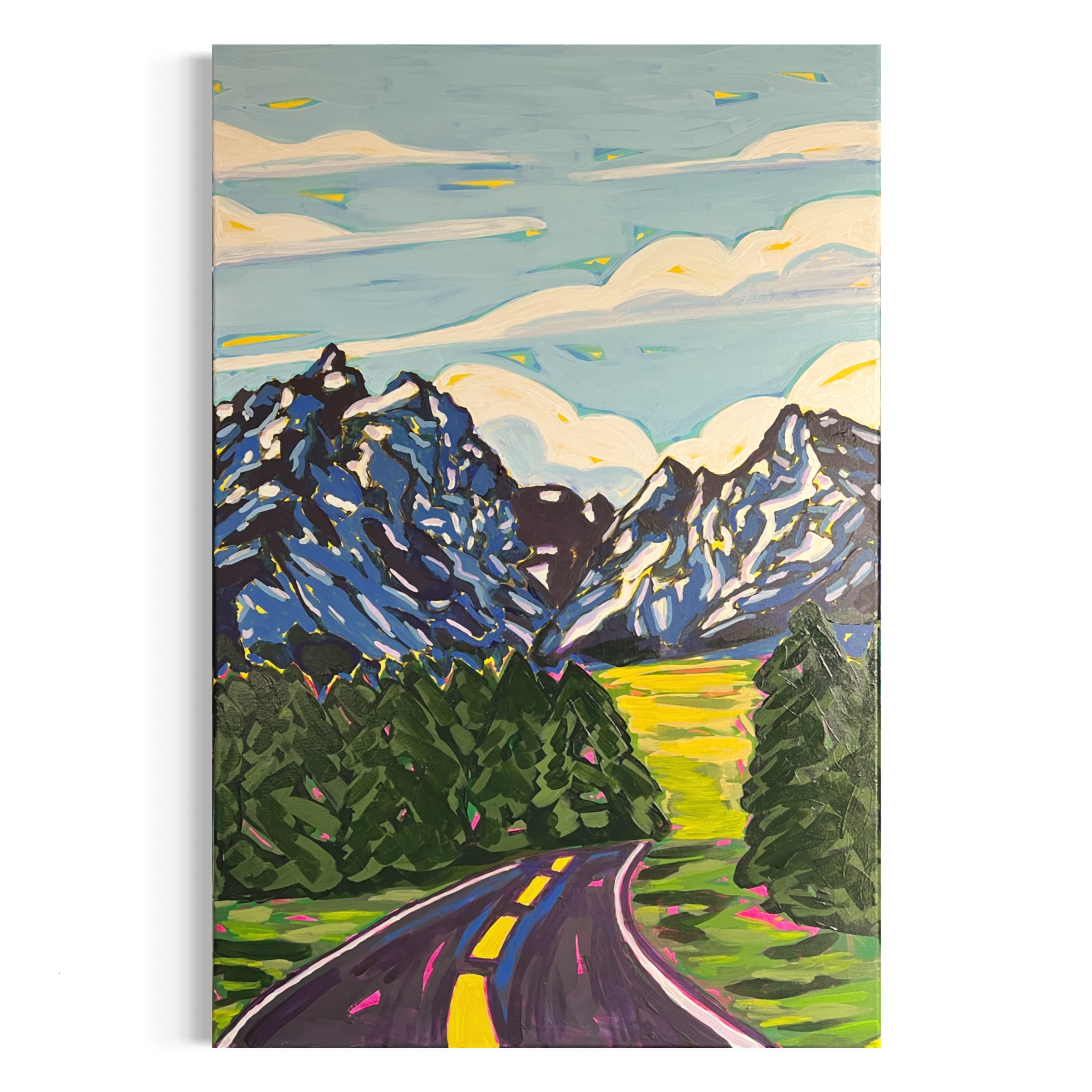 The Road Through Grand Teton National Park