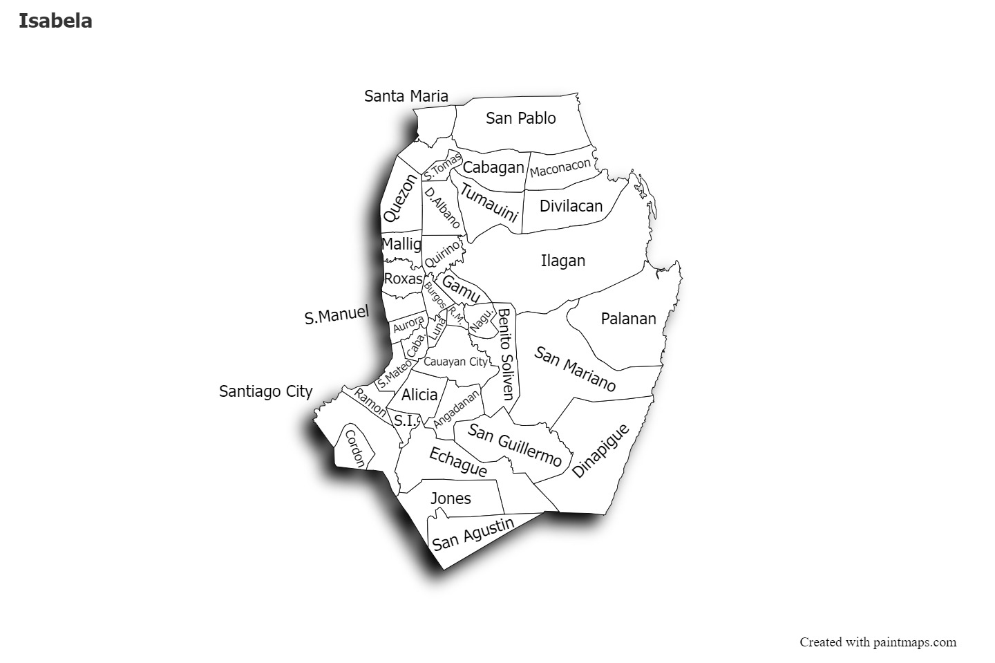 Sample Maps For Isabela Map 1678c 3 