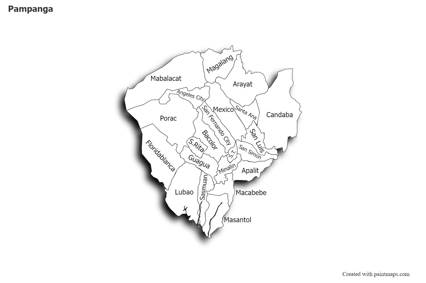 Sample Maps For Pampanga Map 1701c 3 