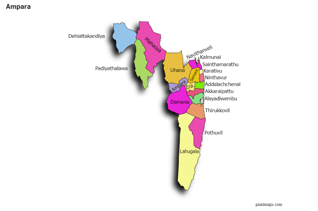 Sample Maps For Ampara Map Chart 1882c 
