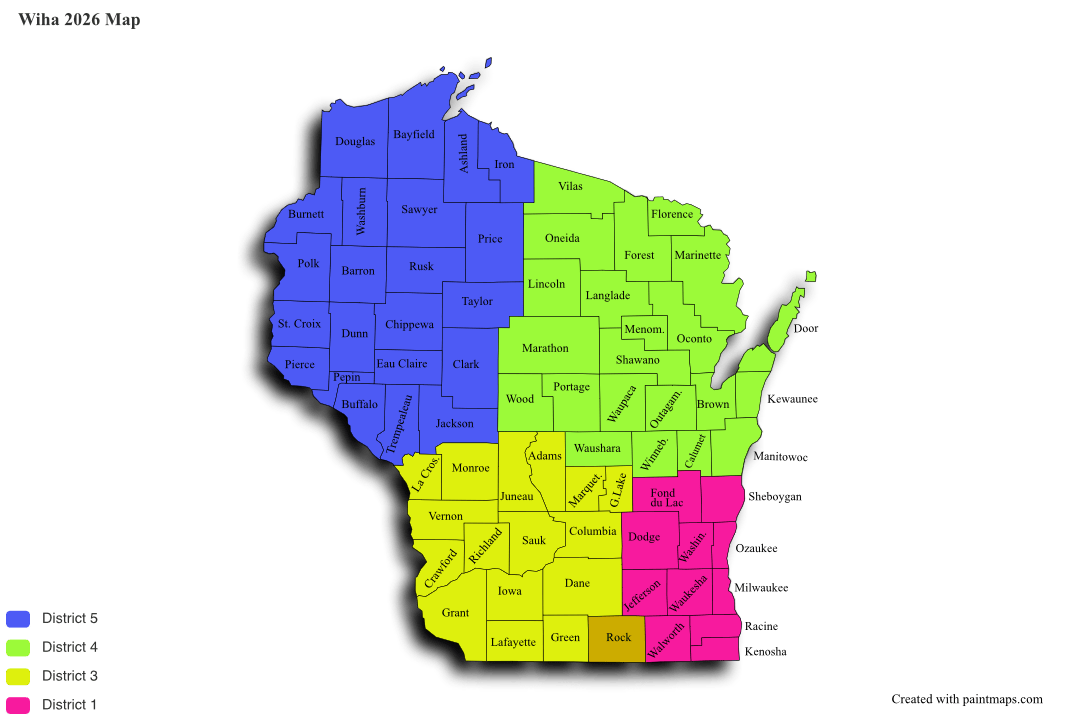 Wiha 2026 Kaart Wisconsin User Maps Map 47226 
