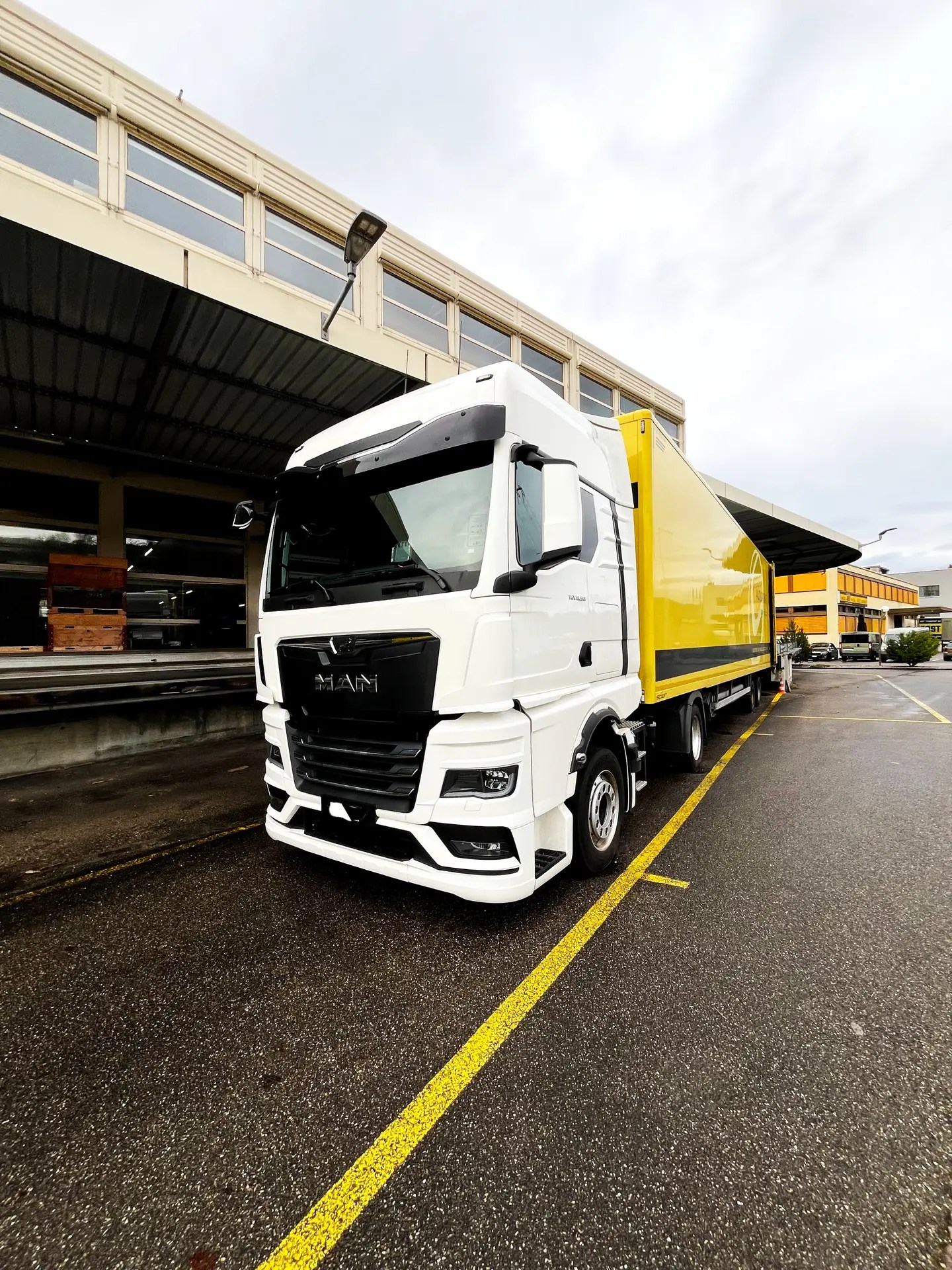 LKW vor Lackierung