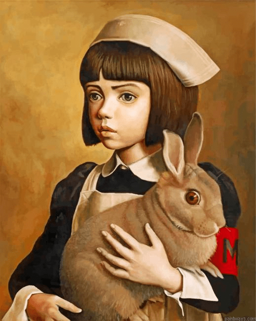 Girl And Rabbit Painting By Numbers.png