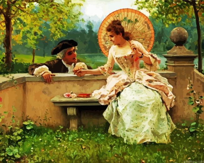 In Rococo Garden Painting By Numberss.png