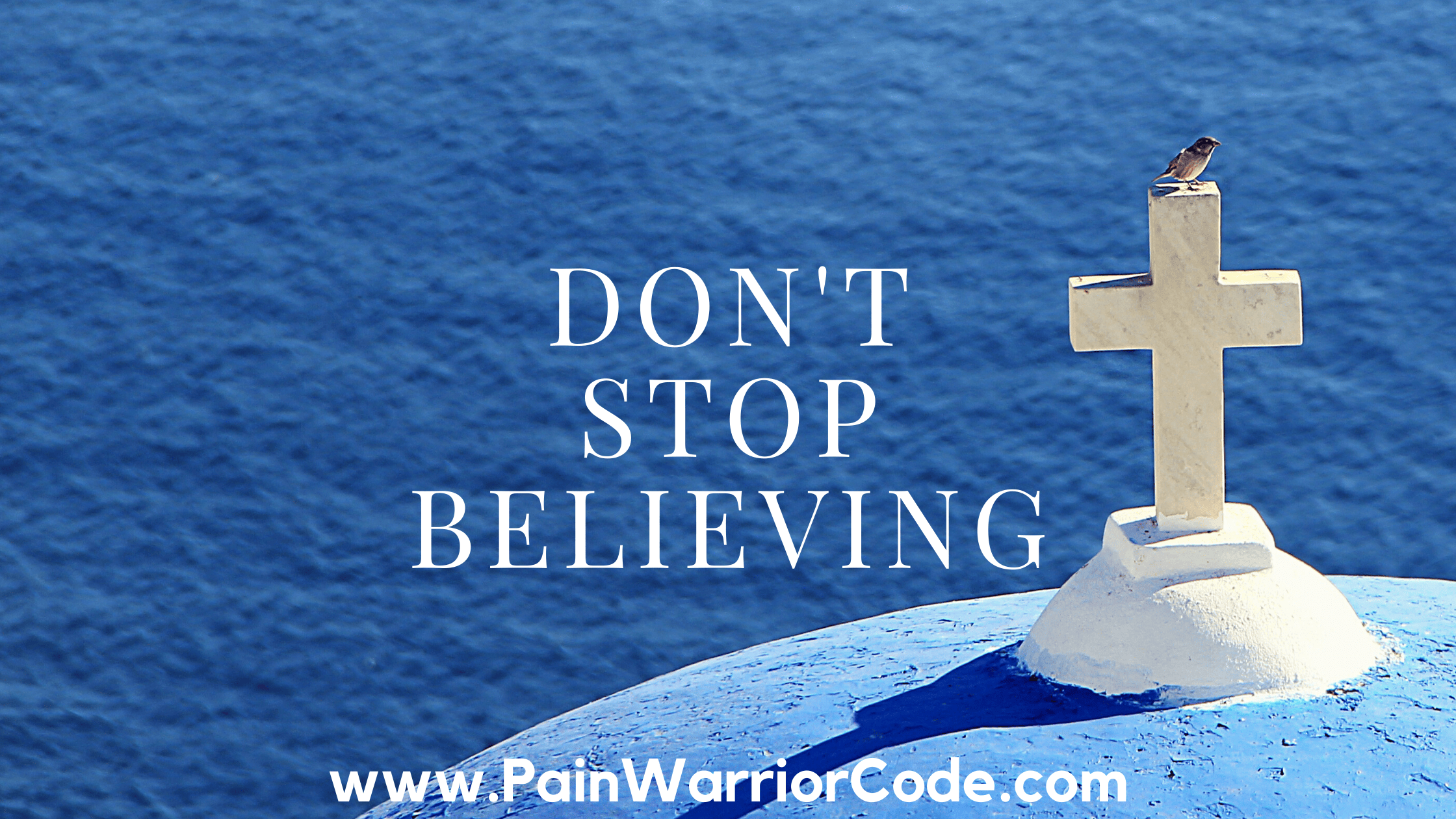 Don't stop believin' Blog title