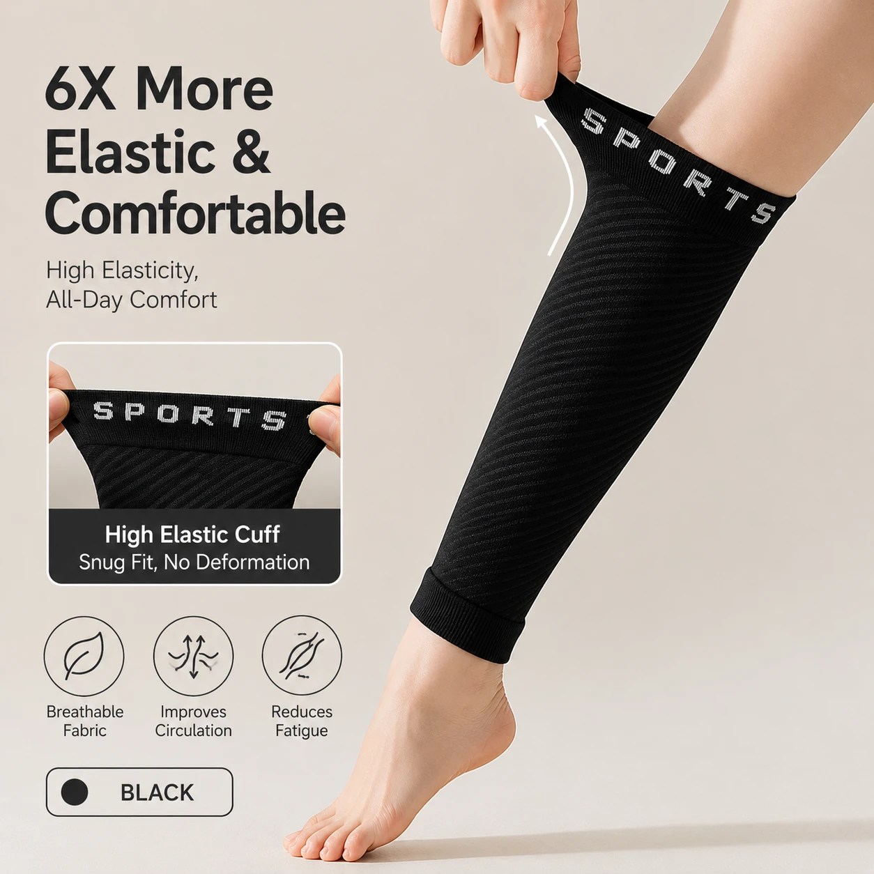 Calf Sleeves (Pack of 3)