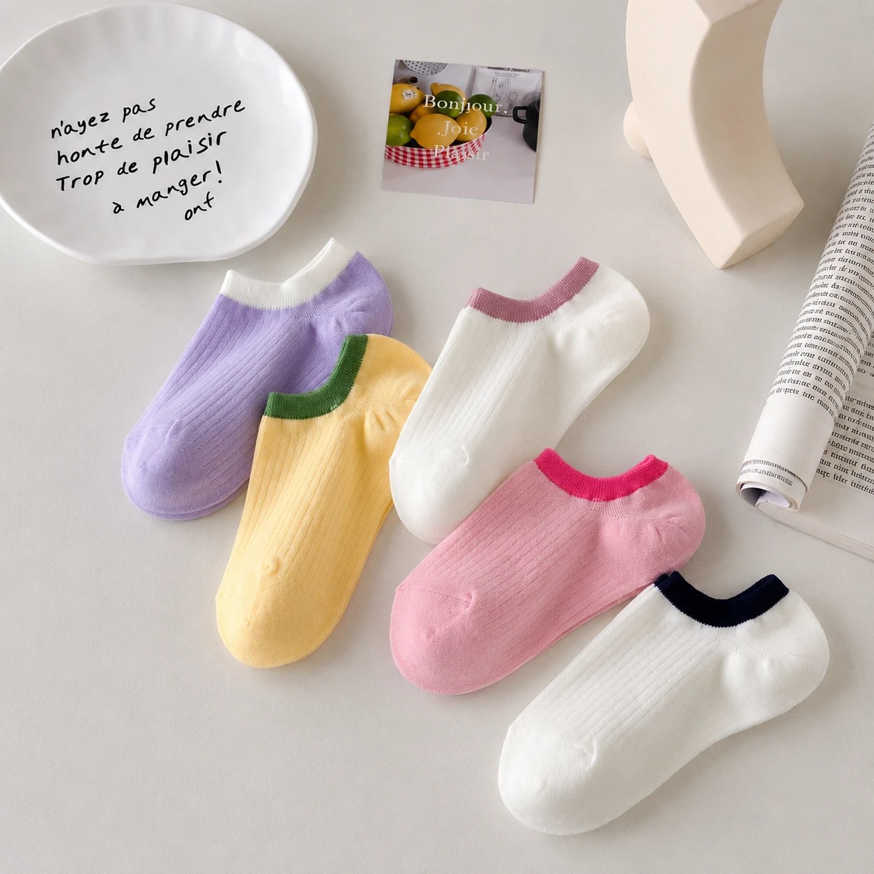 Pastel Boat (Pack of 5)