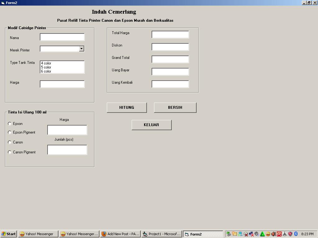 Visual Basic 6 Tutorial Its 4 Frame Check Box Option Button Style Text Di Visual Basic.