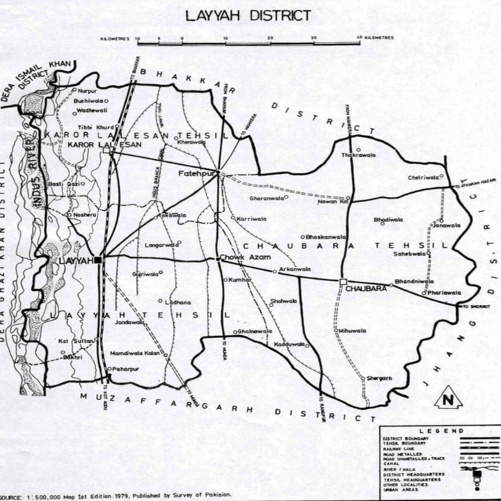 Punjab Layyah Layyah District District Census Report 1998 