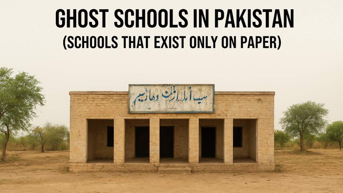 Ghost schools in pakistan