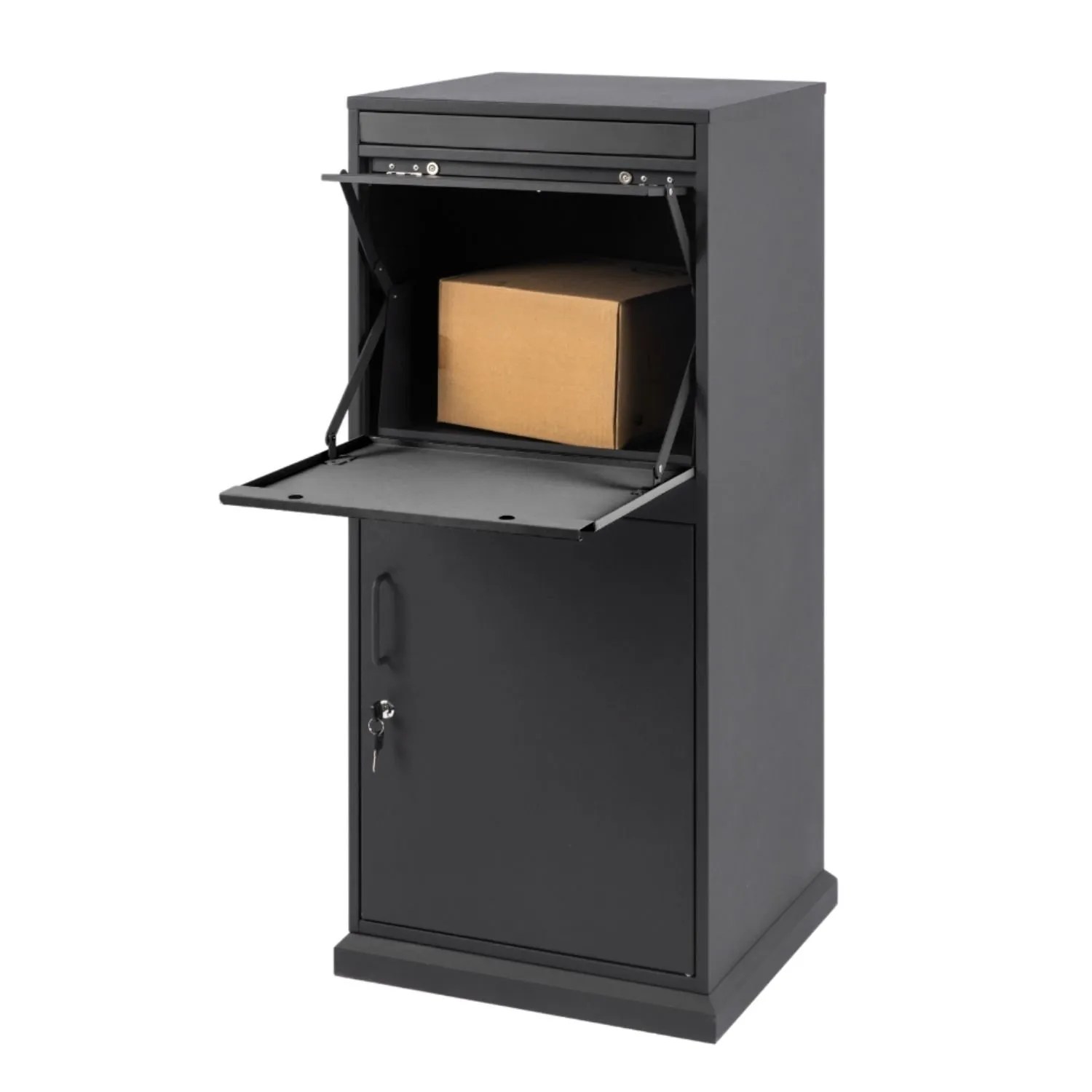 Mega Pakketbrievenbus – XXXL PakketPanda Multibox Zwart - PakketPanda®