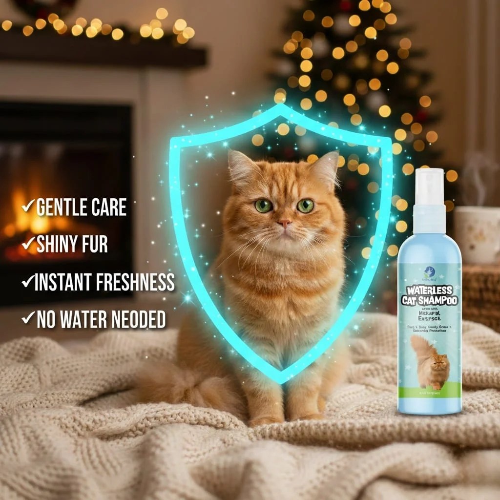 Waterless Cat Shampoo Benefits