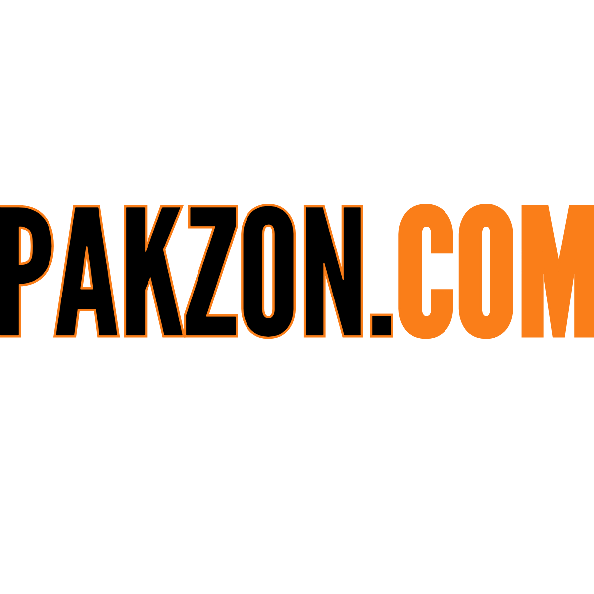 "Pakzon logo, a sleek and modern design for a multi-vendor e-commerce platform in Pakistan, featuring green and yellow colors with a shopping cart icon."