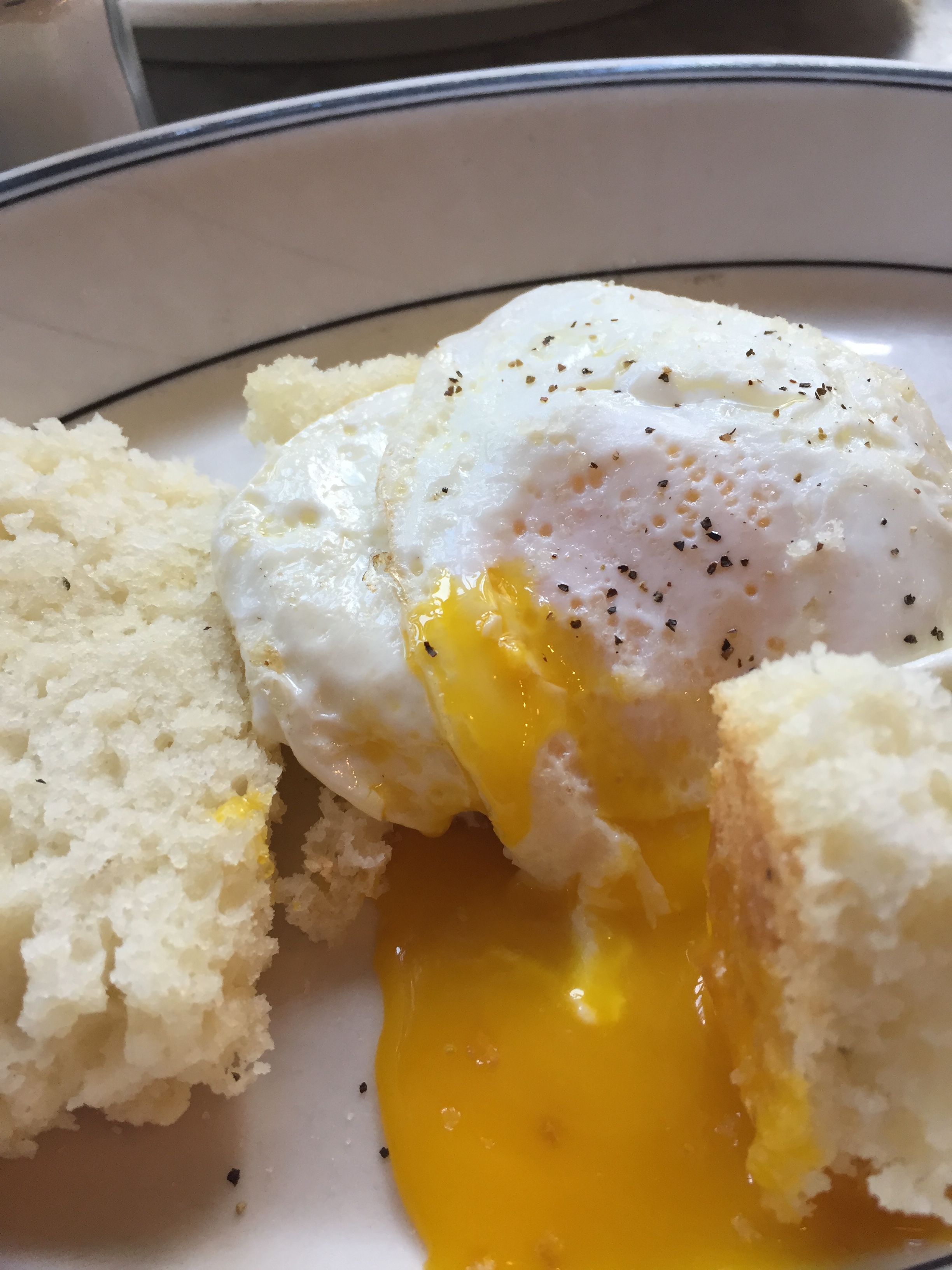 Fried Eggs and Biscuits