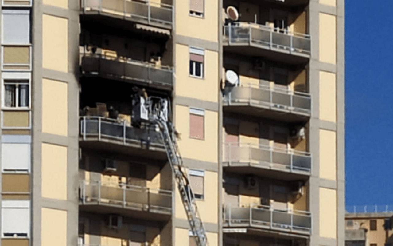 incendio via ammiraglio rizzo