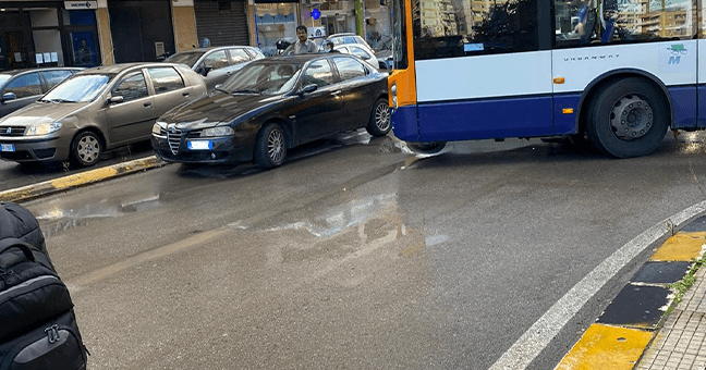 traffico bloccato