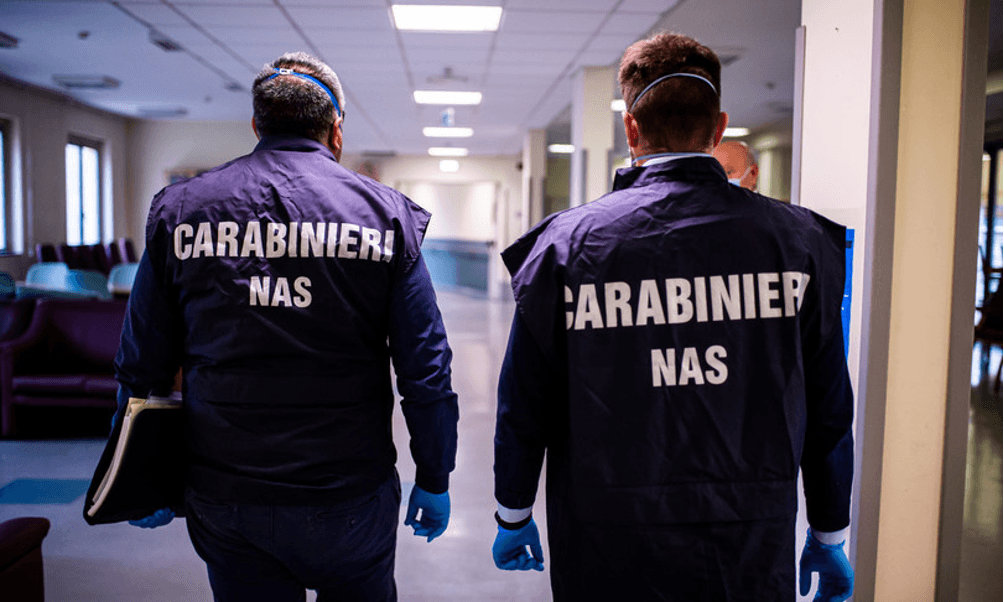 Nas irregolari in ospedali e Rsa
