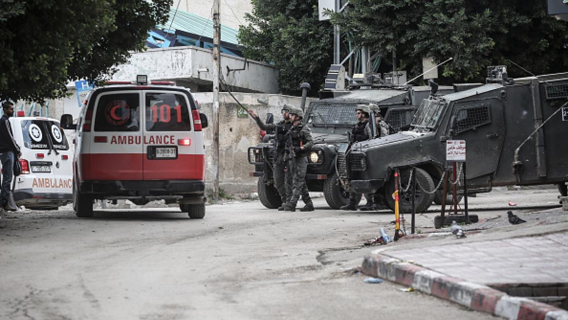 إصابتان برصاص واعتداء الاحتلال في نابلس