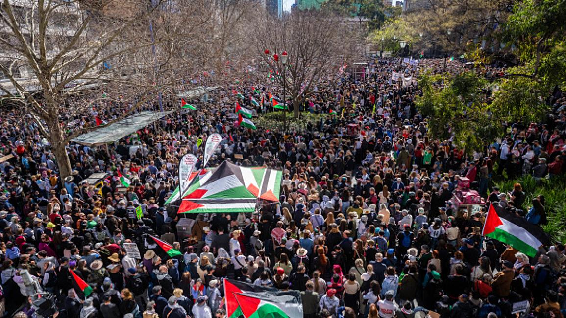350 ألف متظاهر في أستراليا يطالبون بوقف حرب الإبادة ومعاقبة إسرائيل