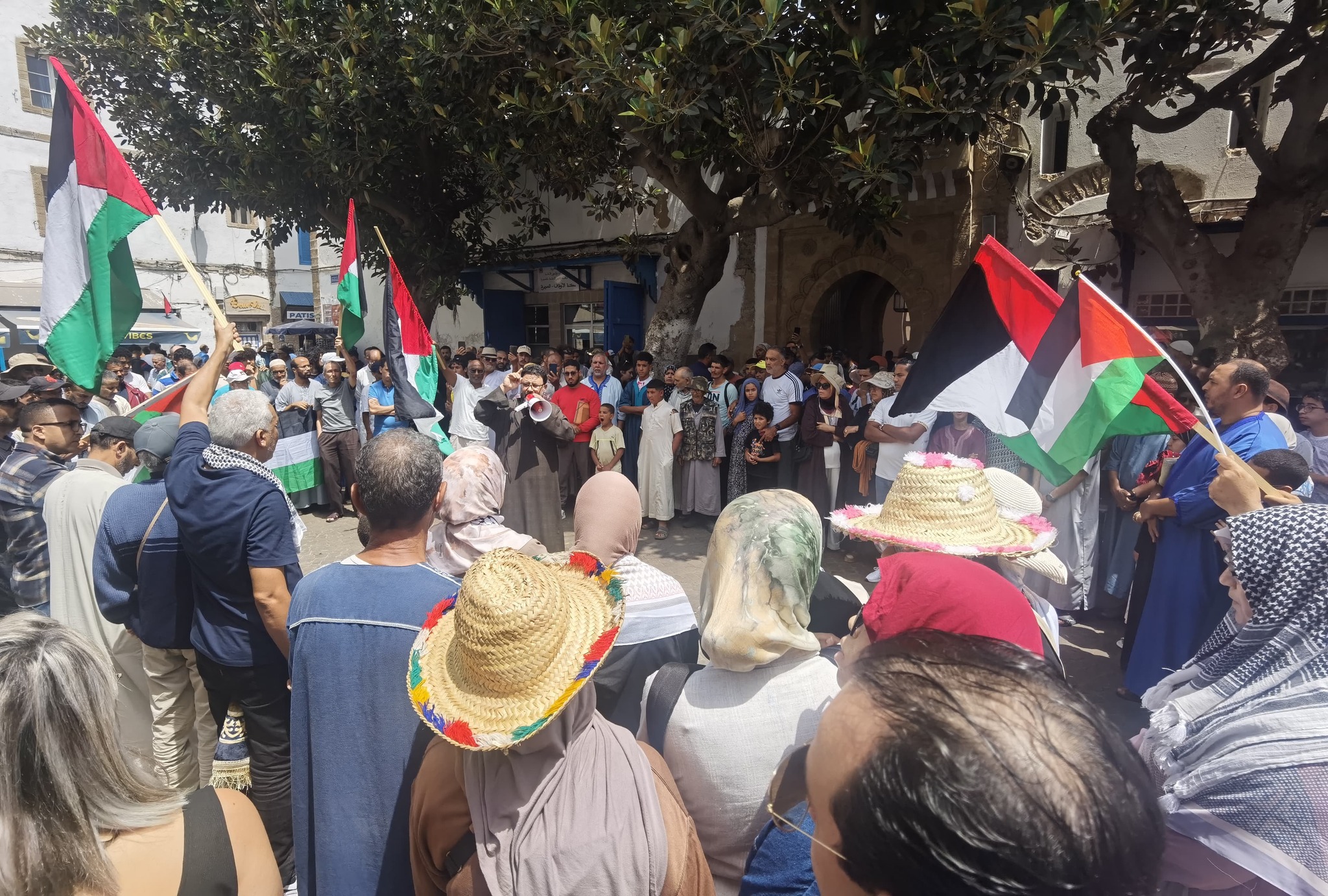 آلاف المغاربة يطالبون بوقف التجويع الإسرائيلي في غزة