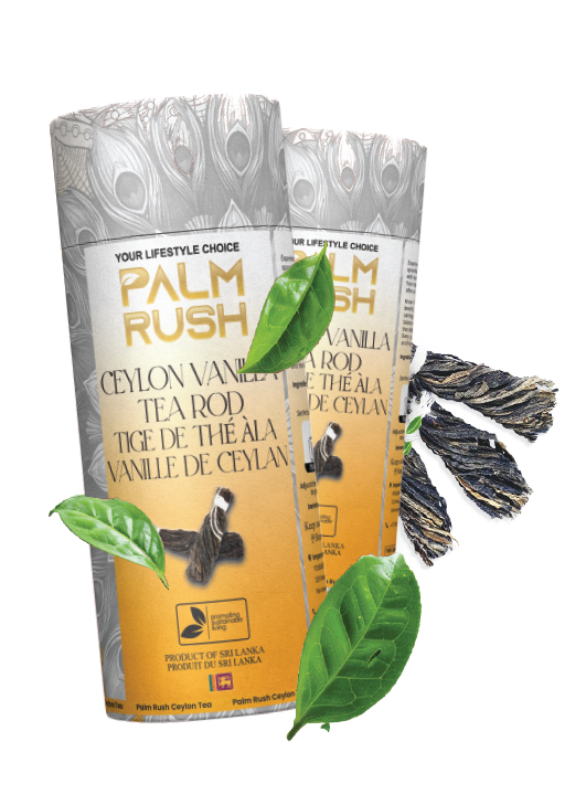 PALM RUSH Ceylon Vanilla Tea Rod