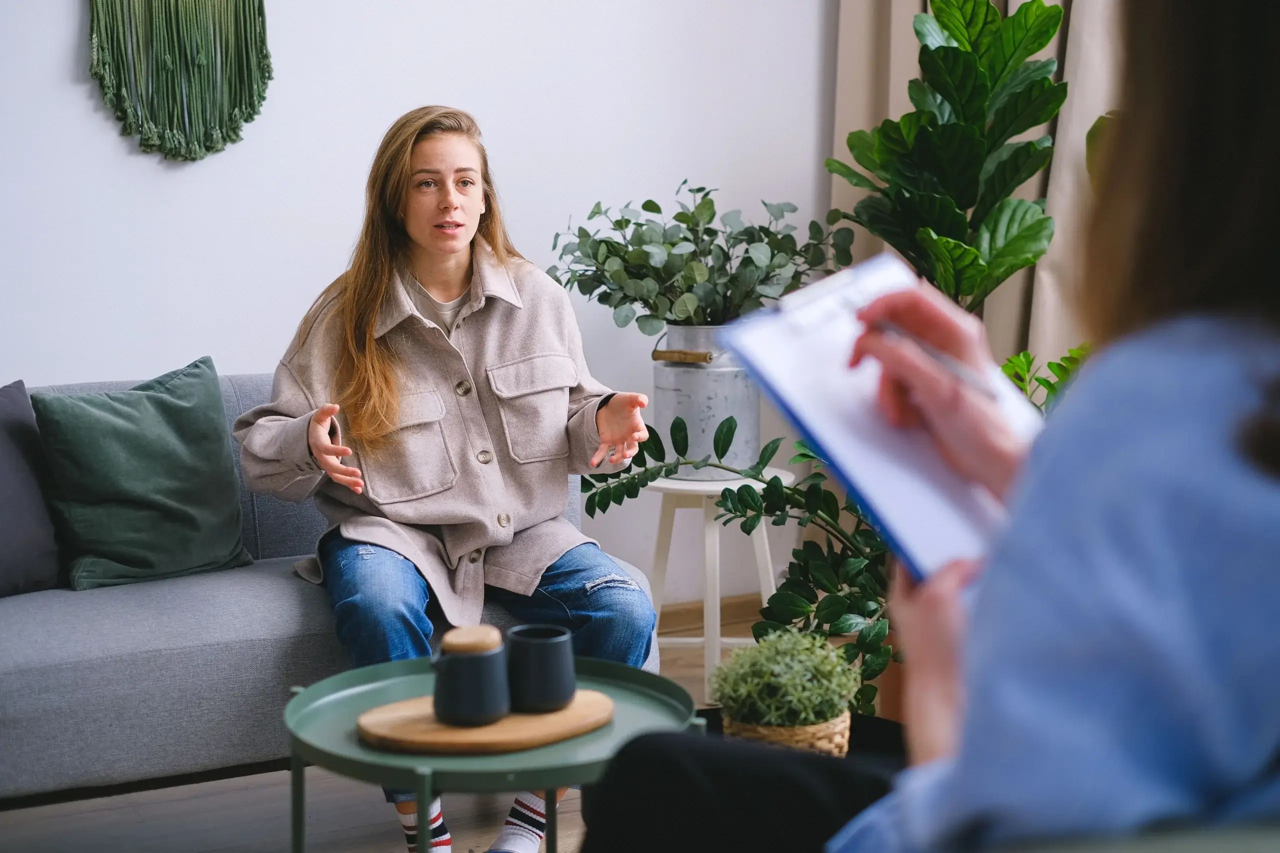 Therapist and client in a collaborative therapy session for neurodivergent adults in Pasadena, California.