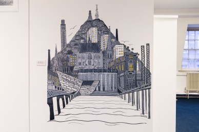 Mural by Pamela Scott (2019) Mural by Pamela Scott (2019)