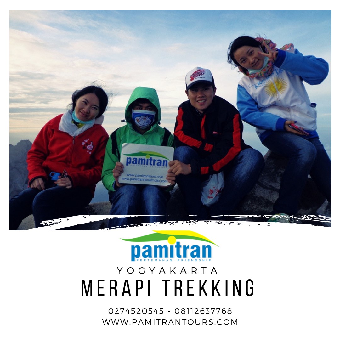 climbing merapi
