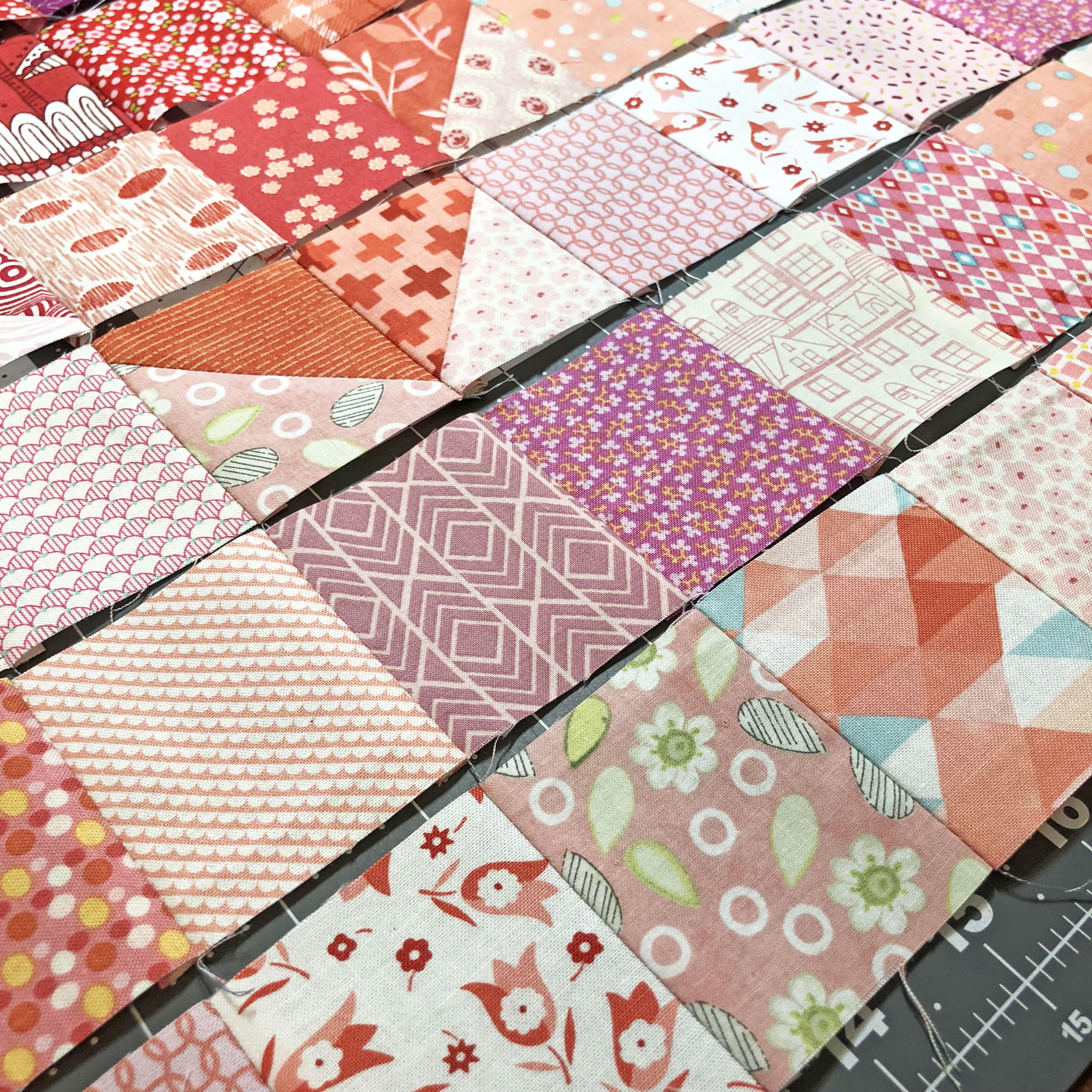 Robin's Love Quilt In Progress