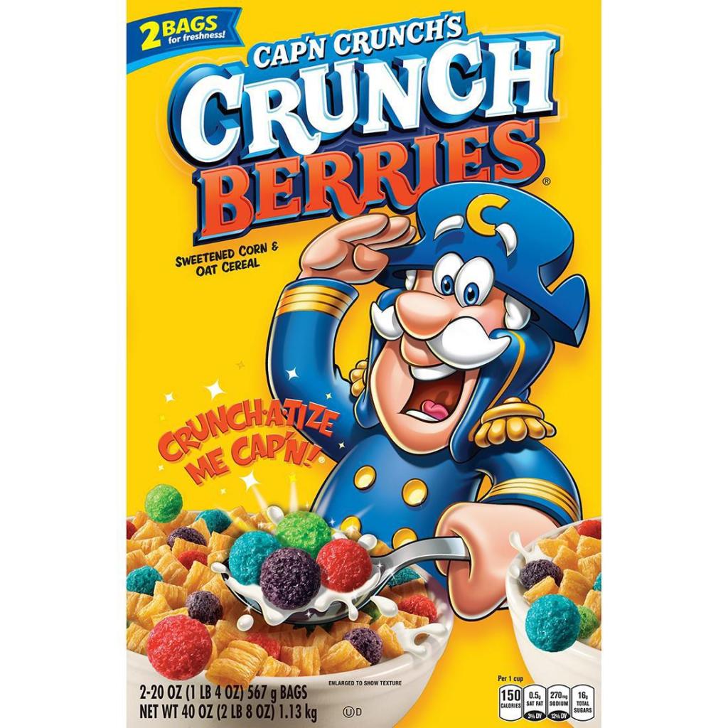 Cap´n Crunch Berries Cereal 2 Bags 40 oz Panaderia Extra