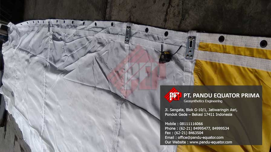 Polyester merupakan istilah umum untuk kain atau tekstil yang dibuat dengan menggunakan benang atau serat polyester. Silt Curtain | Silt Protector | Jual Harga Terbaru