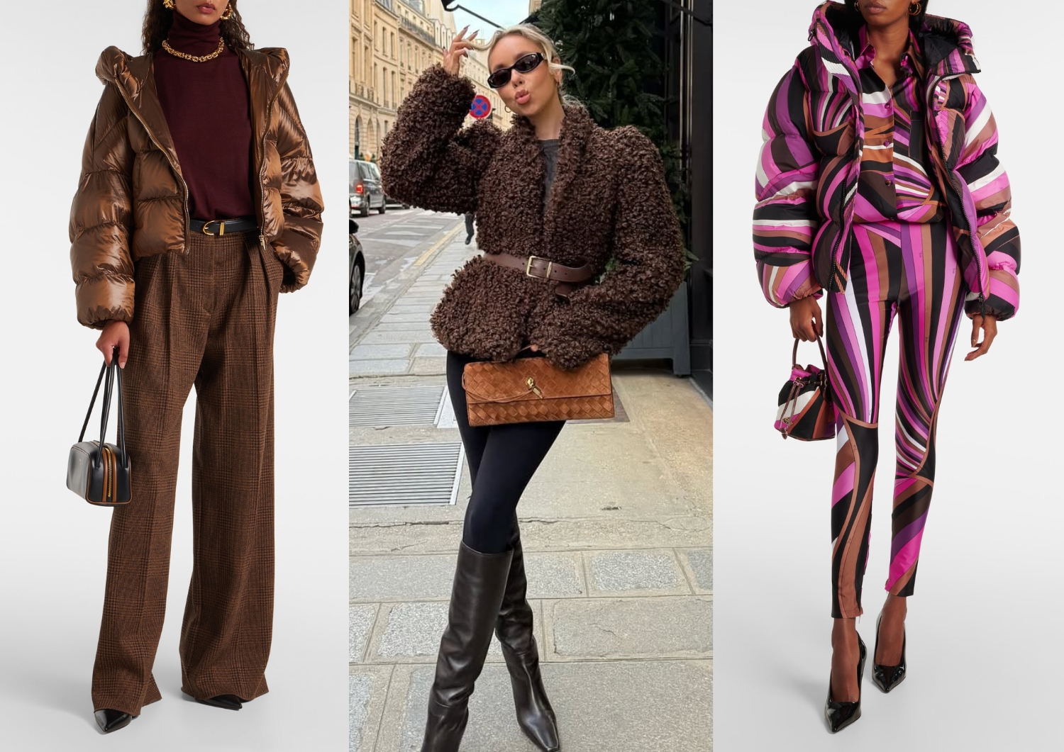 žieminės pūkinės striukės