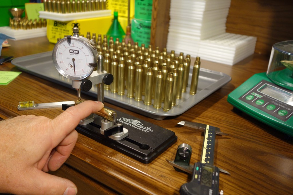 Redding die comparison. Runout check.