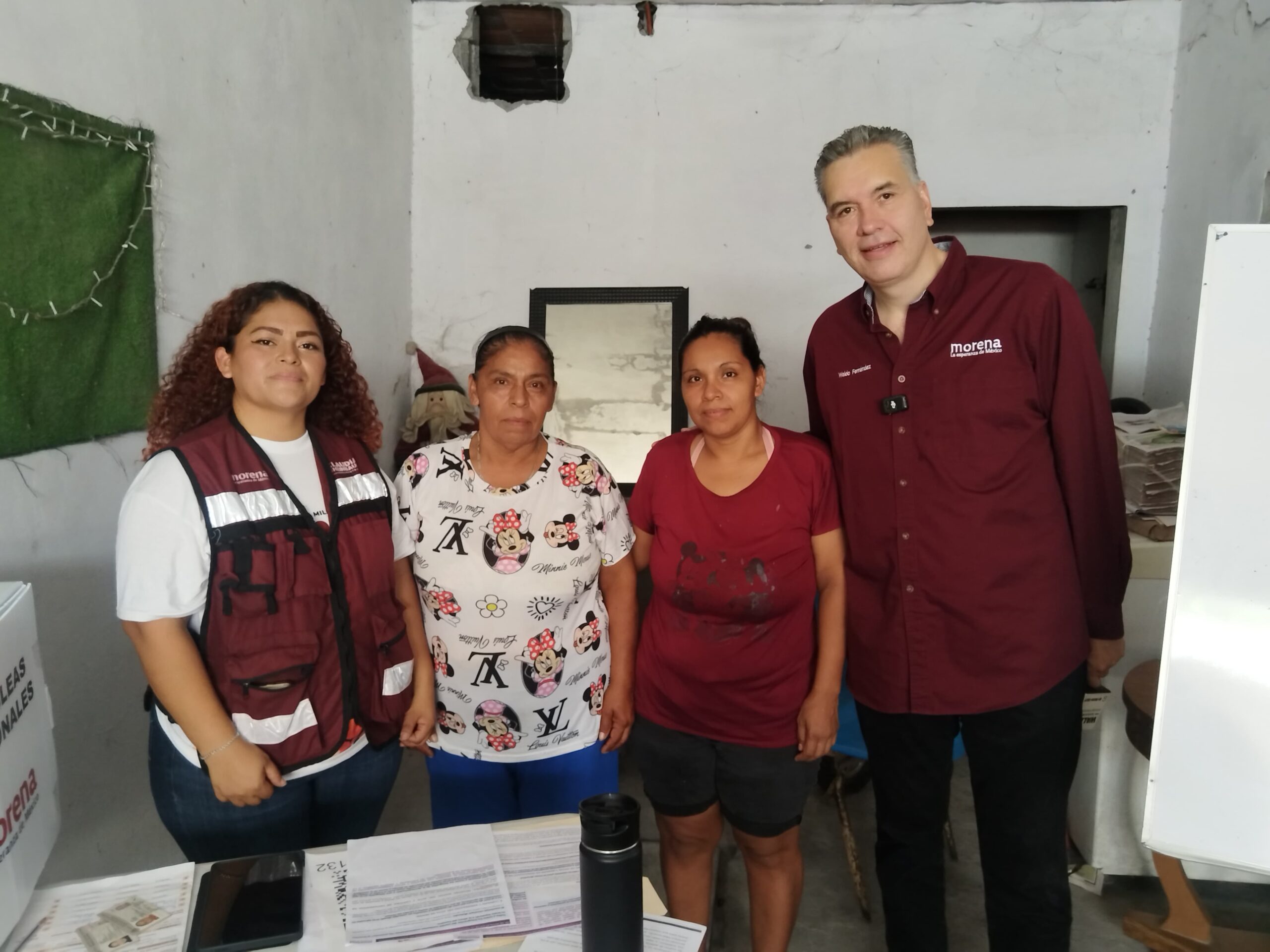 Instala el senador Waldo Fernández primer comité de Morena en Monterrey