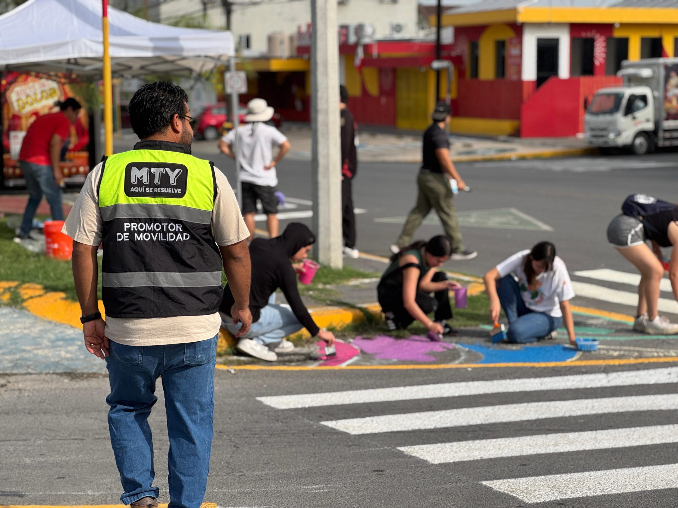 Concluye Semana de la movilidad con intervención de Urbanismo Táctico en Distrito Tec
