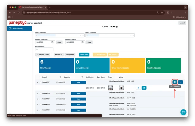Casing Tracking Portal
