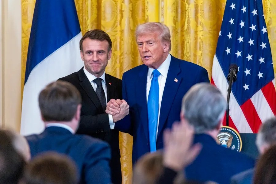 Macron cree que puede haber una «tregua» en Ucrania en cuestión de semanas tras reunirse con Trump