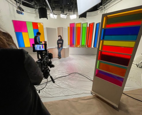 Décor Faire l'Histoire 4 - décor plateau TV