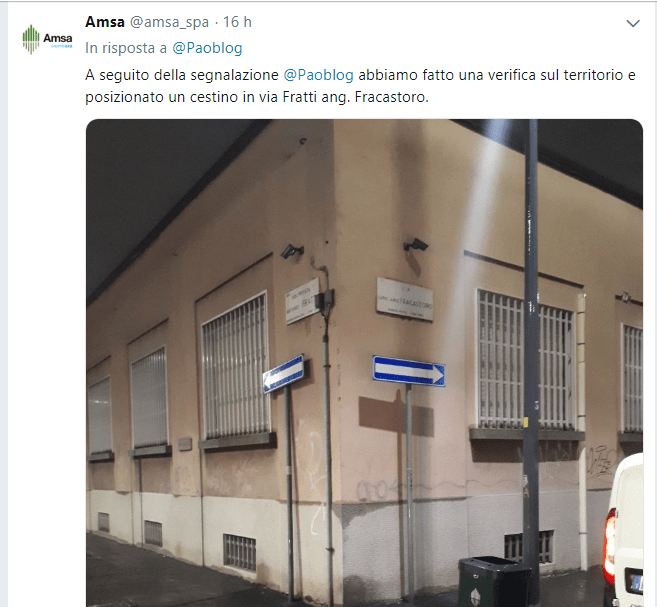 Amsa Toglie Nuovamente Il Cestino Stradale E Come Risultato… | Paoblog.net 607_x_657_png