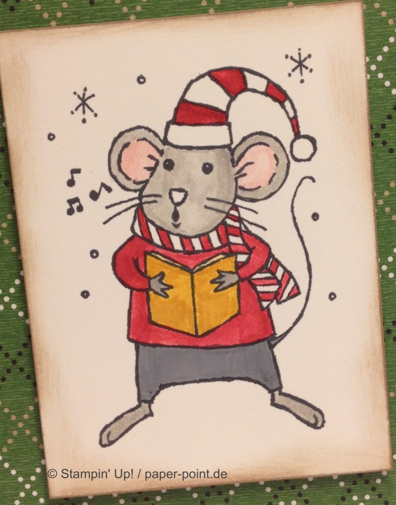 Süße Weihnachtsmaus