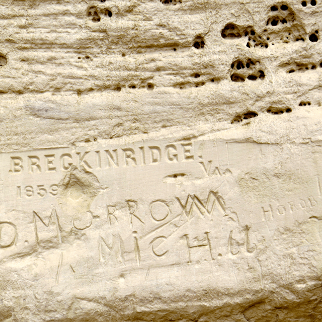 Signature of Gilmer Breckenridge of the camel brigade.