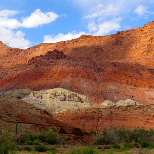 Another view of the cliffs surrounding the river.