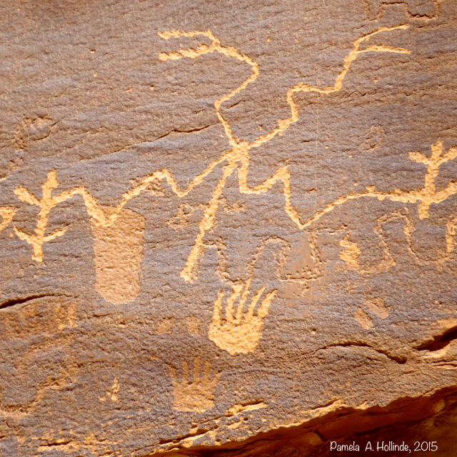 Another fun petroglyph from the site.