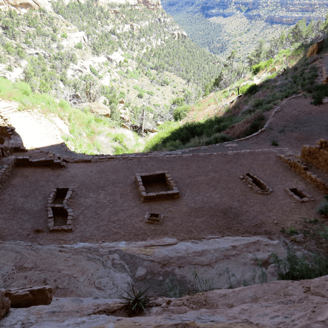 Looking down and out to the valley below.