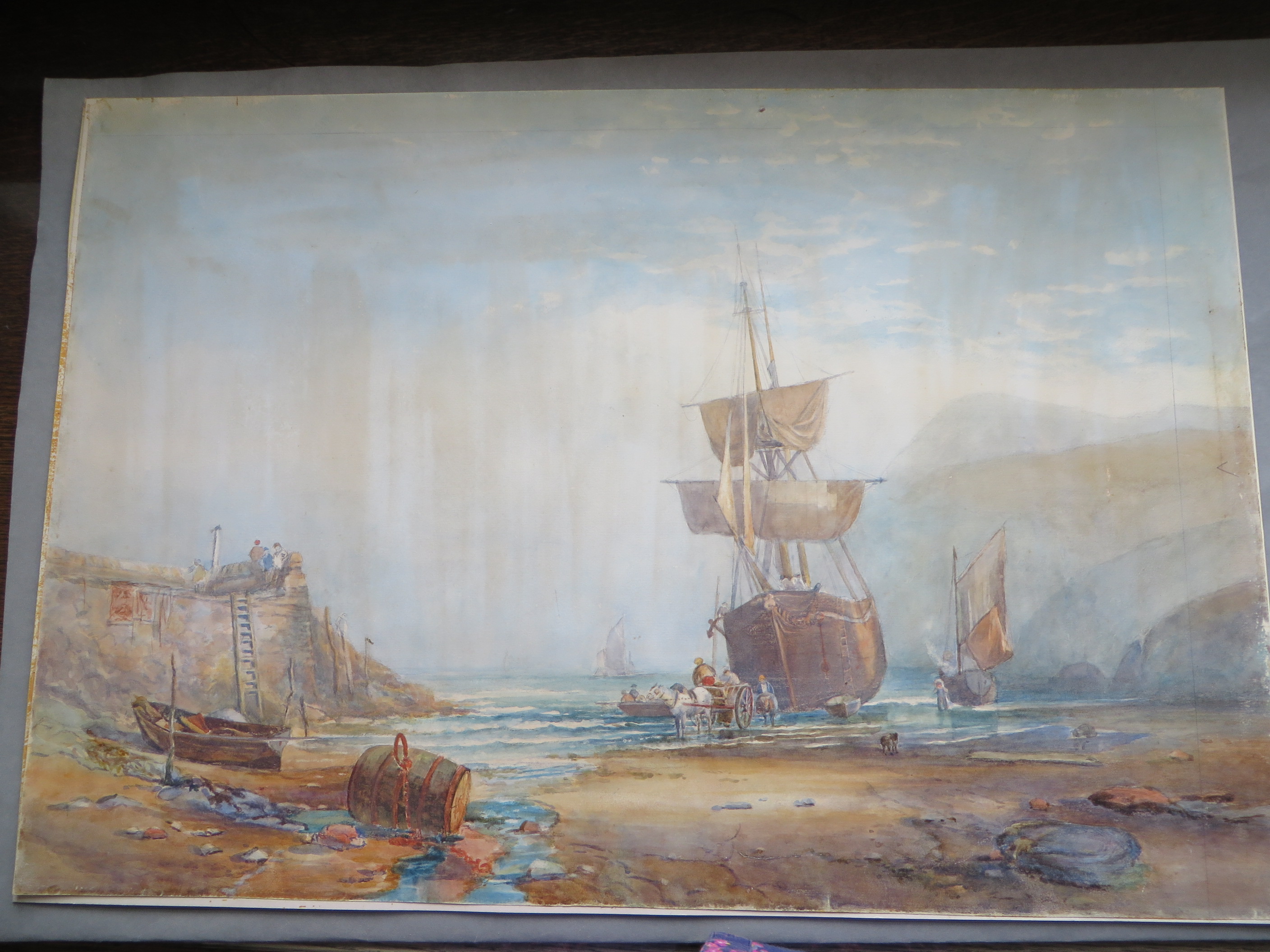 Adhesive discolouration