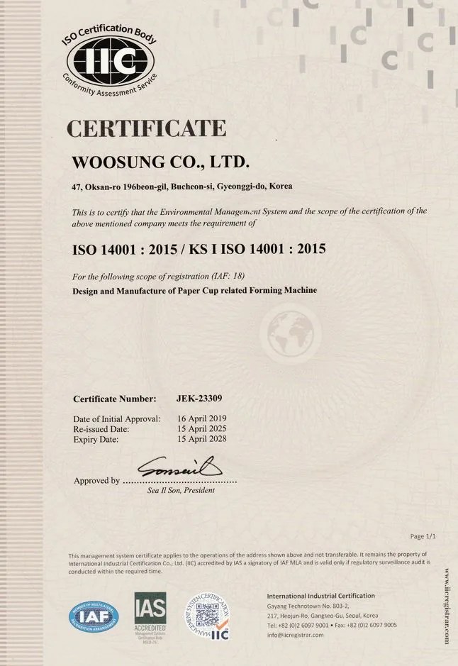 ISO 14001 — document original