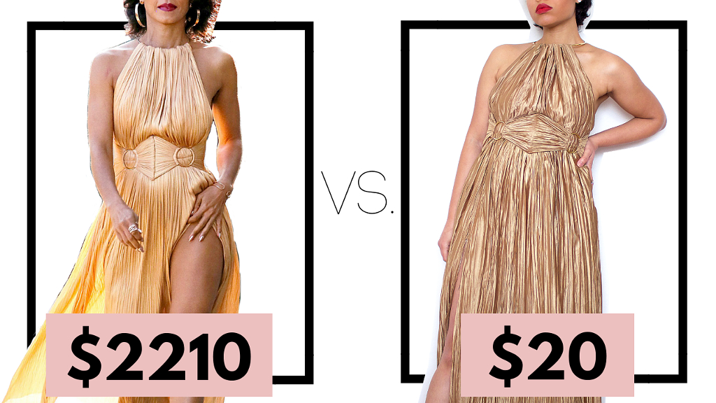 NYE Thrift Challenge: Designer Look For Less- DIY Tutorial